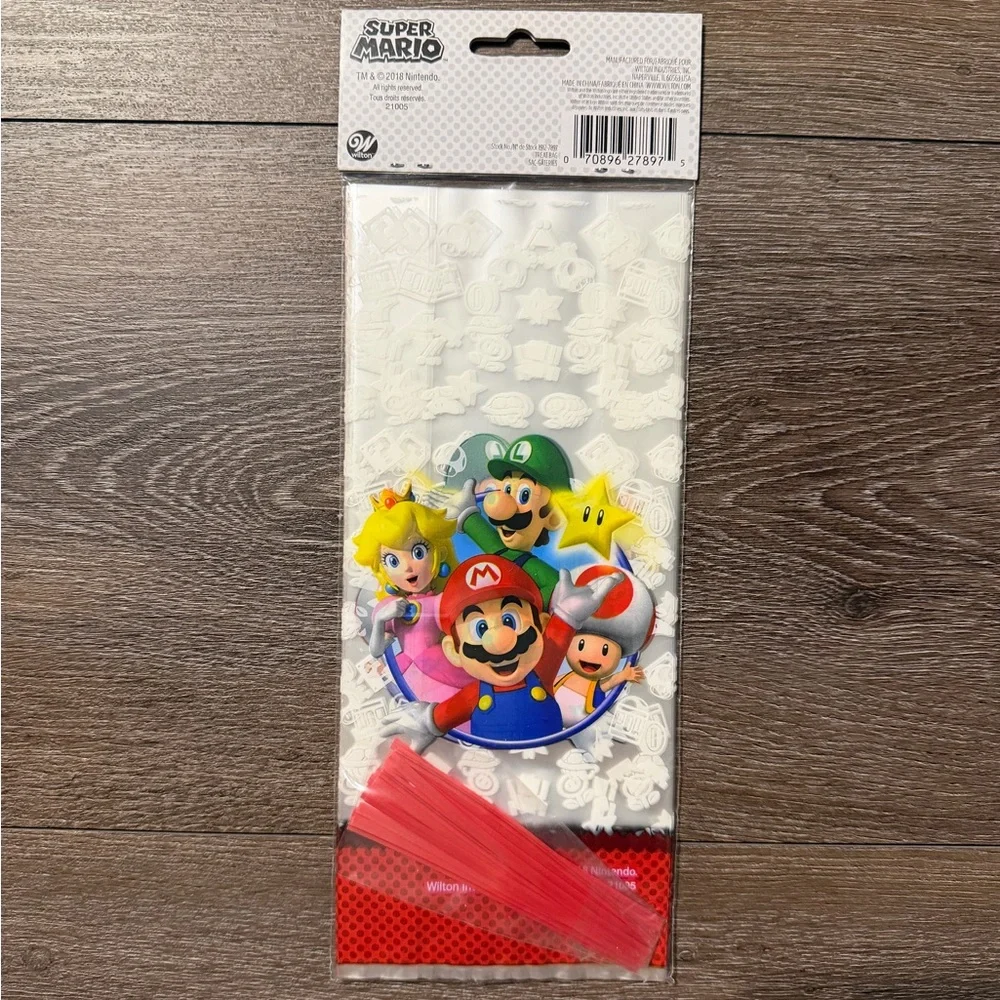 Nintendo Super Mario Party Treat Bags 16 bags